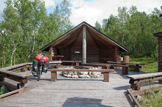 Grillhütte am Sotkajärvi, Finnland