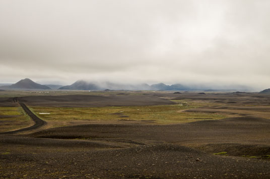 Bild: Piste 901 im Möðrudalur