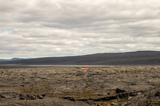 Bild: Herðubreiðarlindir zum Greifen nahe - noch zwei Wegstunden