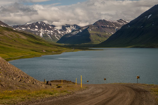 Bild: Stifluvatn an der 82 auf der Nordseite des Passes Lágheiði (Alternativroute zur 76 nach Siglufjörður)