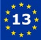 Logo Eurovelo 13