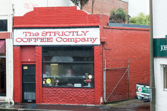 Café im Zentrum von Dunedin