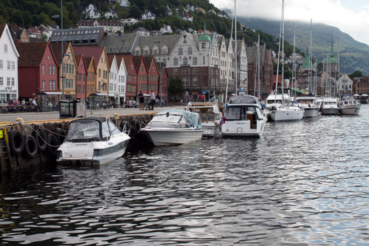 Am alten Hafen von Bergen