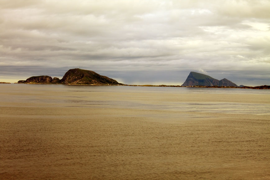 Inseln Edøya und Hillesøya, Norwegen
