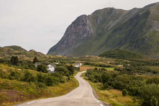 Bild: Südlicher Abschitt der Rundfahrt zur Nordspitze von Vestvågøya