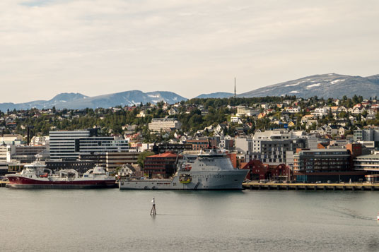 Bild: Das Zentrum von Tromsø