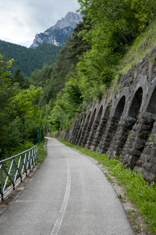 Bahnradweg "Langer Weg der Dolomiten", 377,78 km ab München