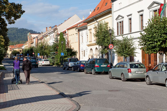 Straße von Košice zum Stausee Vodná Nádrž Ružin