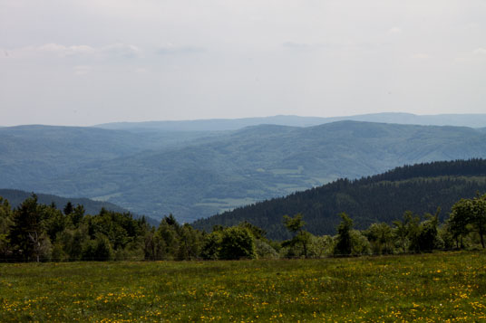 Das Erzgebirge bei Měděnec